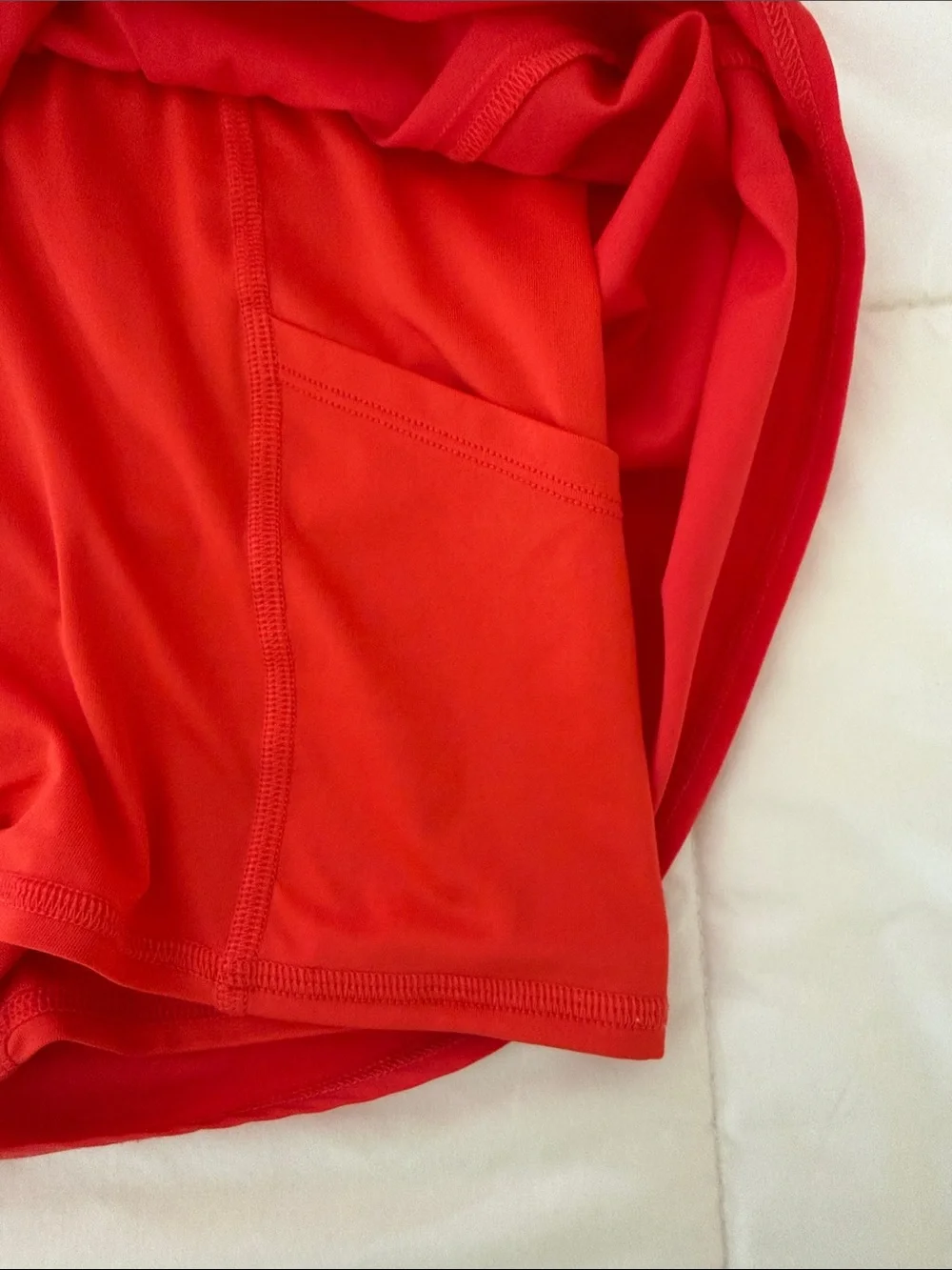 Alo Yoga Match Point Tennis Skirt Red Hot Summer XS - Picture 9 of 9
